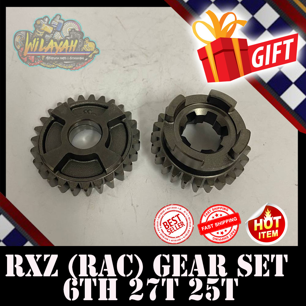 RXZ RACING GEAR SET 6TH 27T 25T | Shopee Malaysia