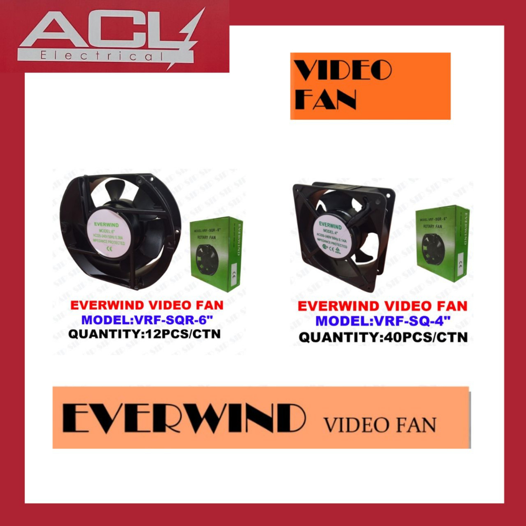 EVERWIND VIDEO FAN 4'' 6''