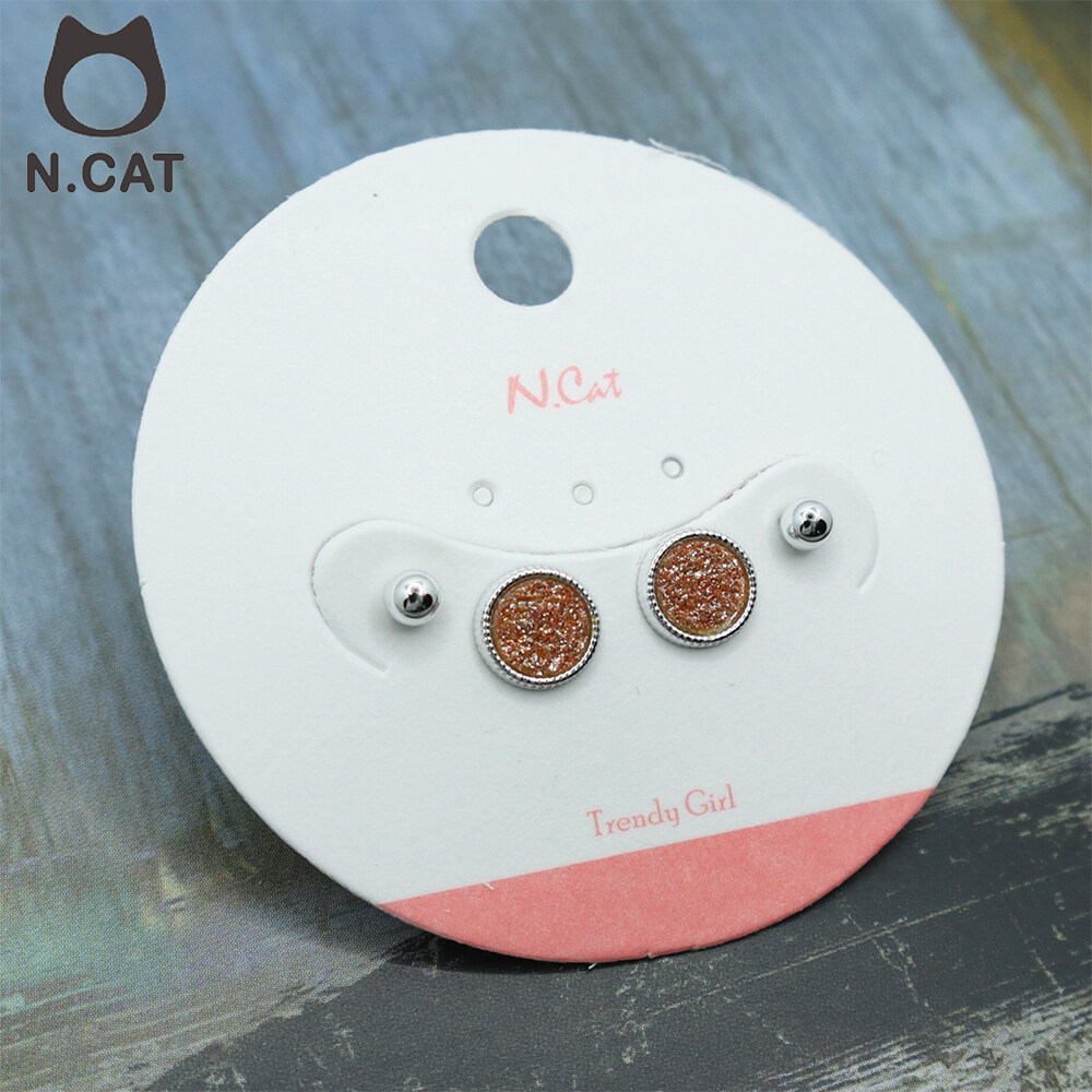 [N.CAT] No. 1 Korea Brand / Basic Simple Earrings / STUD / Silver Color / 16459024