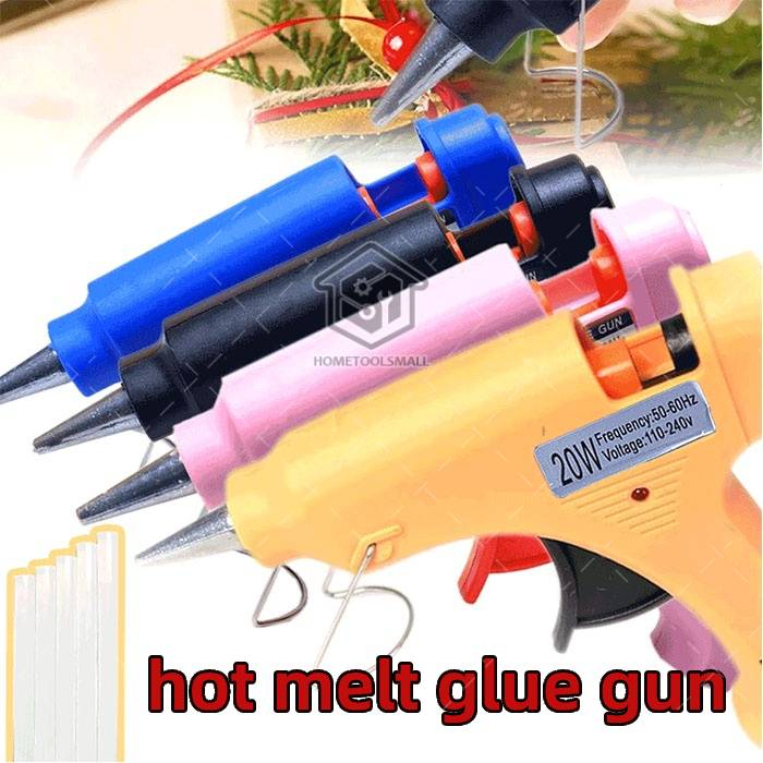 Local Stock Hot melt glue gun Gam 20W electric hot melt glue gun electrothermal repair tool handicraft tool pistol热熔胶枪