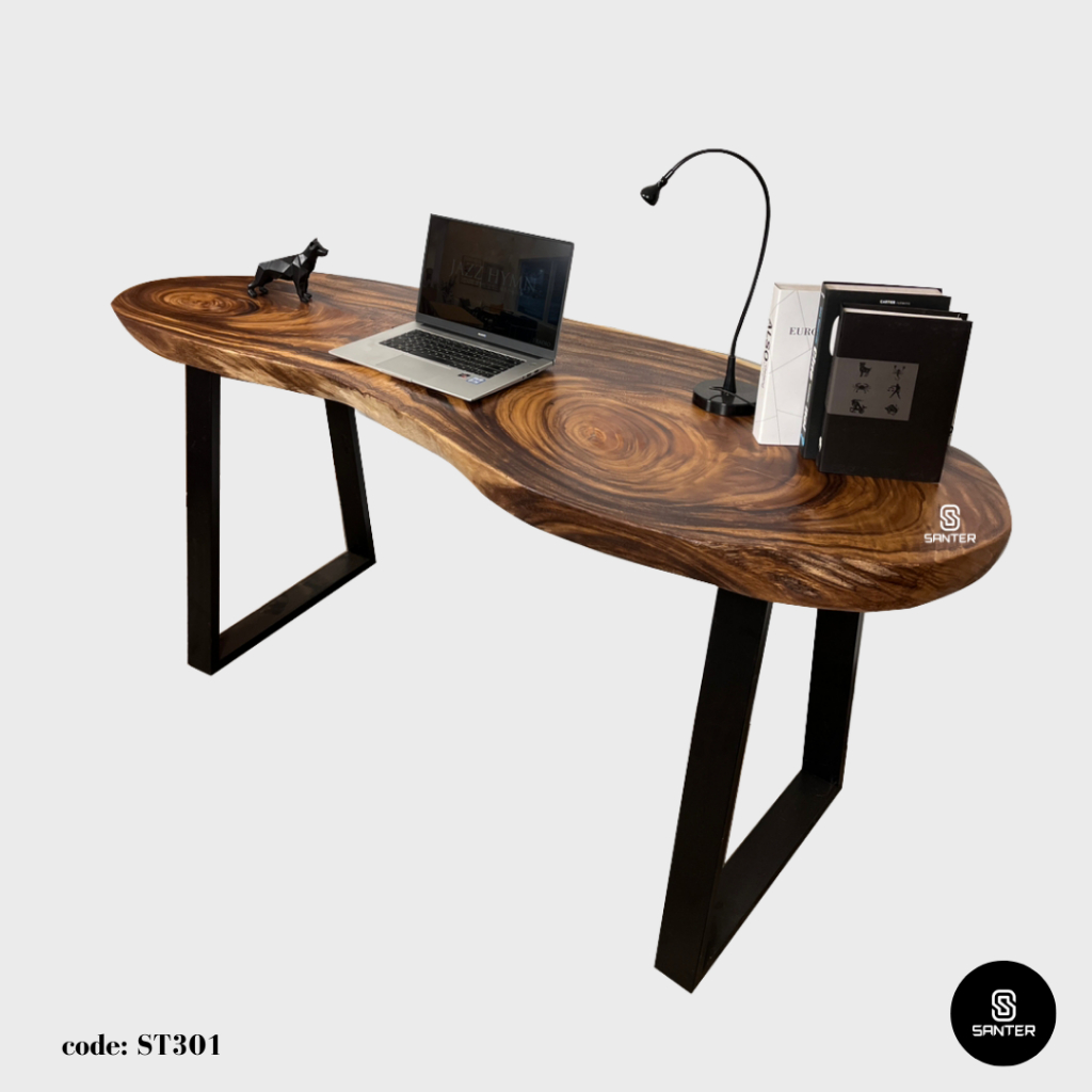 ST301. Raintree Solid Wood Office Table / Study Table Shopee Malaysia