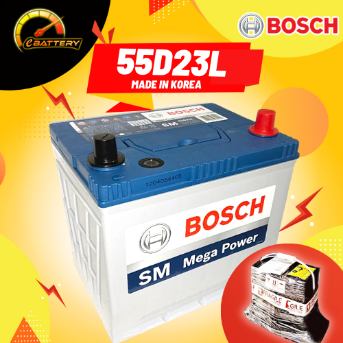[ 55D23L BOSCH Car battery Bateri kereta Exora Suprima Inspira