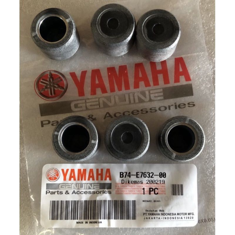 YAMAHA CZD300-A XMAX 300 ROLLER WEIGHTS x6 CLUTCH WEIGHTS GENUINE
