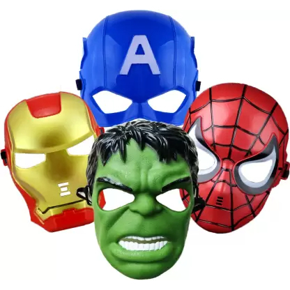 Superhero Marvel Avengers Spiderman Mask For Kids With Light & Sound ...