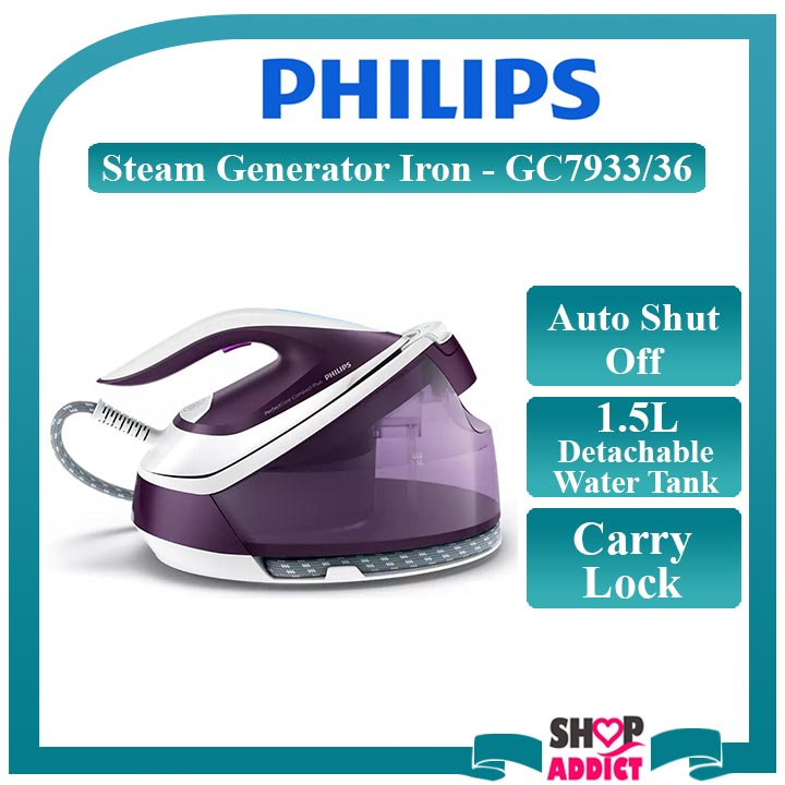 Philips PerfectCare Compact Plus Steam Generator Iron GC7933/36