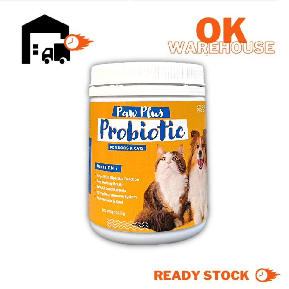 PAW PLUS Pet Probiotic Cat Dog Constipation Enzyme Supplement Bad