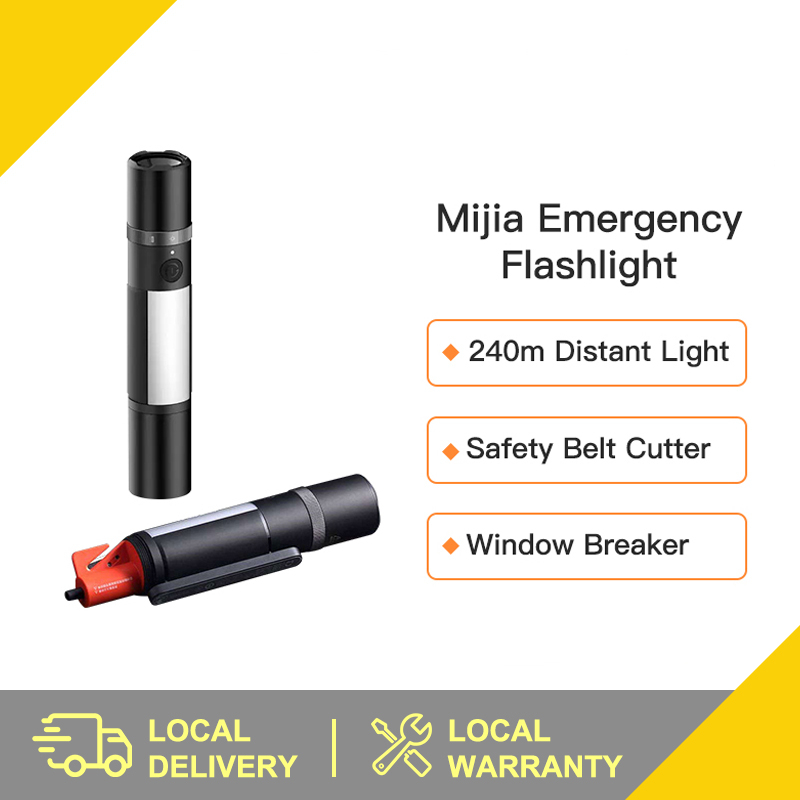Xiaomi Mijia Multifunctional LED Flashlight Zoomable Bright Torch