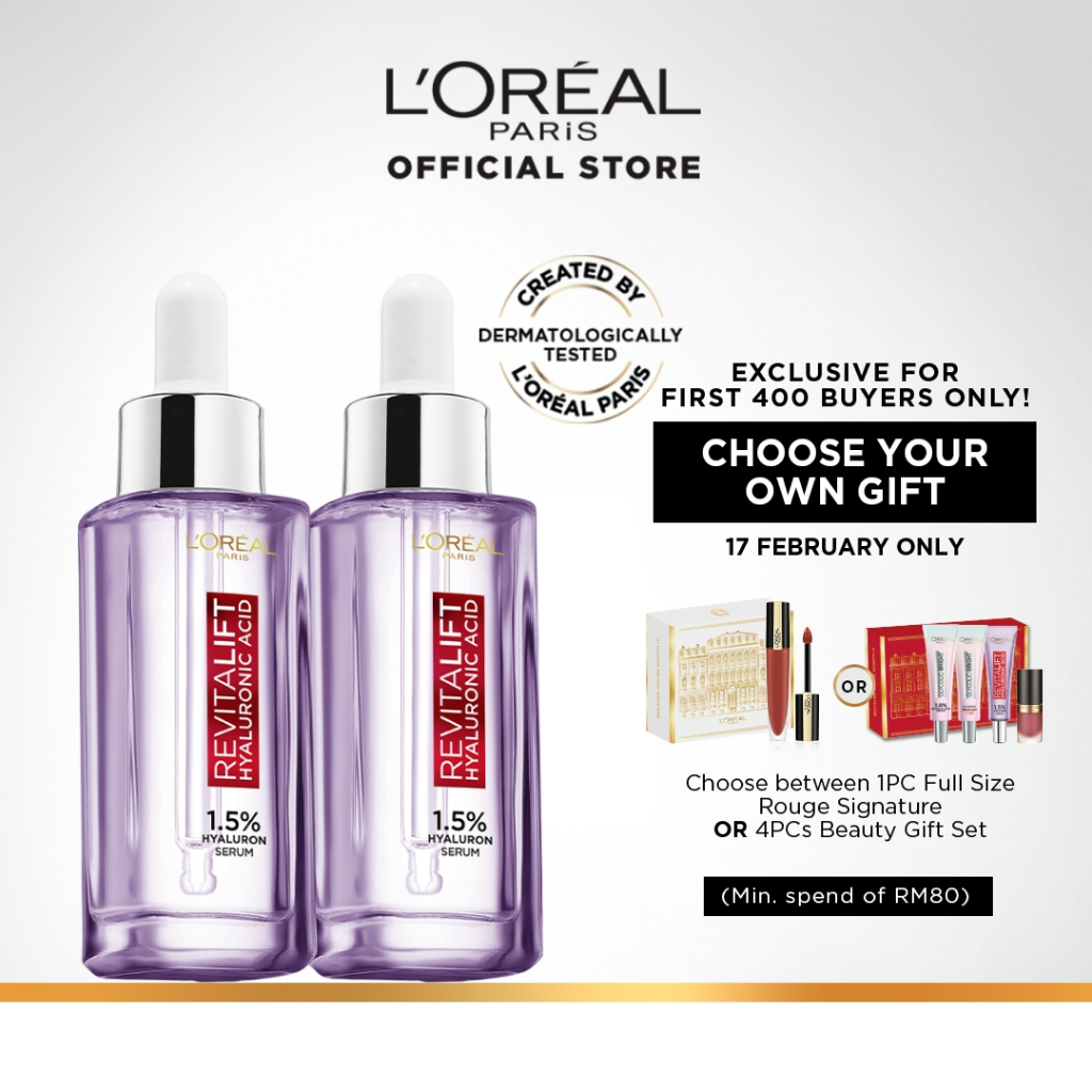 L'Oreal Paris Revitalift Hyaluronic Acid Plumping Serum (Plump, Smooth