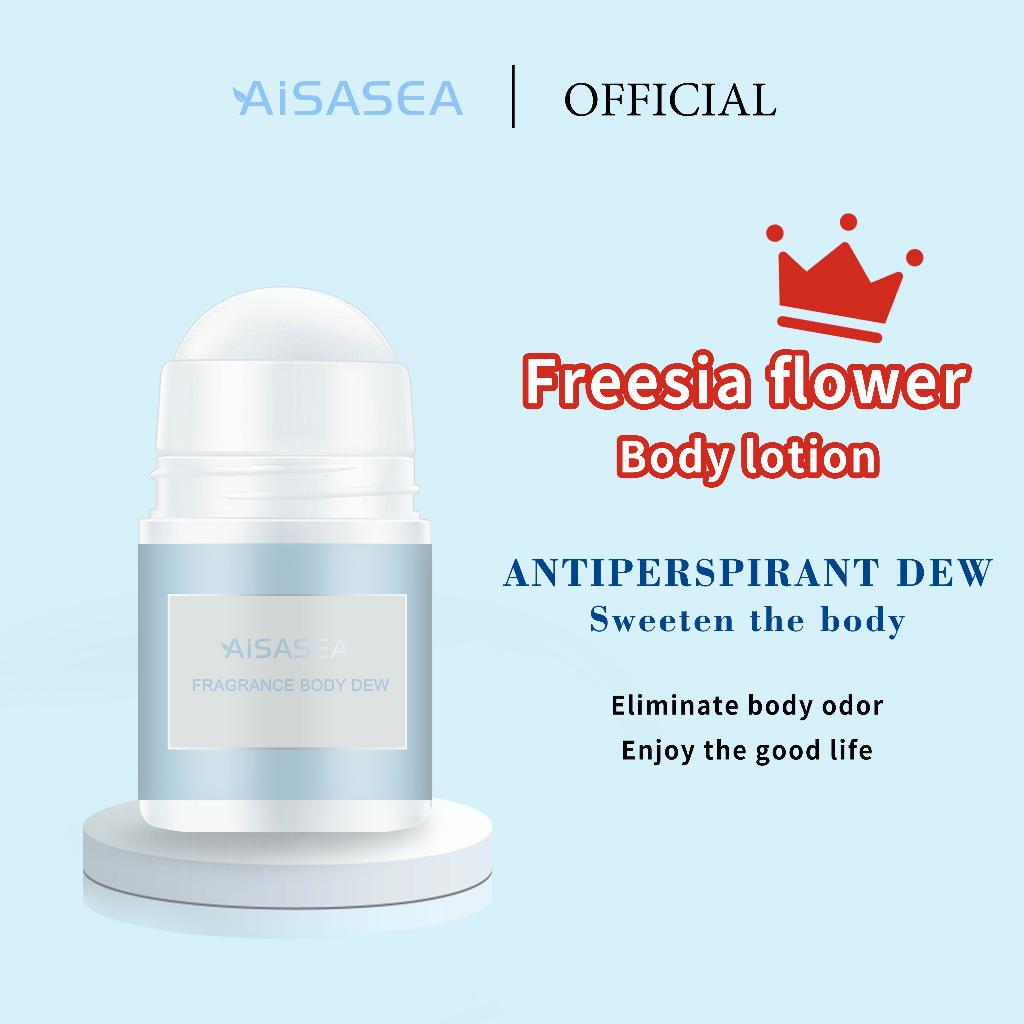 AISASEA LongLasting Fragrance 12 hour Santiperspirant RollOn Freesia