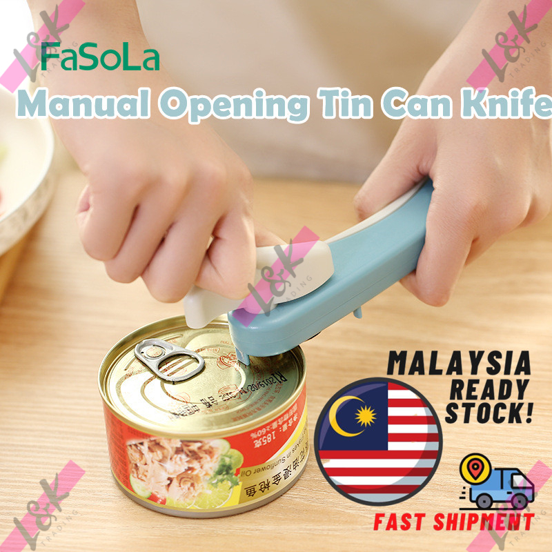 ✨✨✨Malaysia Seller✨✨✨FASOLA Manual Opening Can Knife Tin Can Opener✨✨✨现货✨✨✨ FASOLA手动开盖罐头刀铁皮罐头开罐器