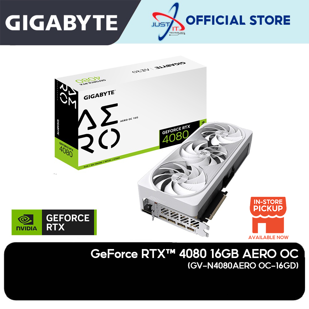 GIGABYTE GV-N4080AERO OC-16GD RTX4080 AERO OC 16GB GDDR6X 256BIT VGA ...