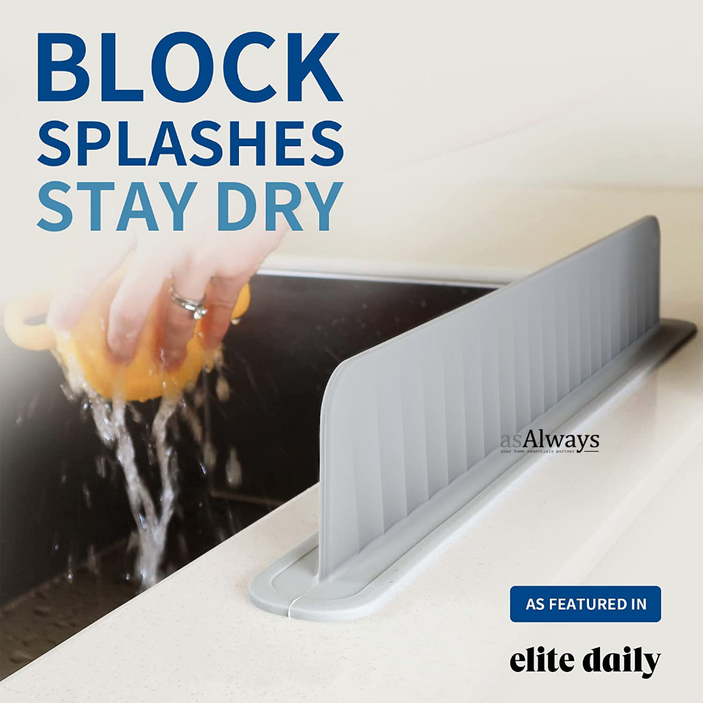 Sink Splash Guard Premium Silicone Water Splash Guard for Sink Kitchen