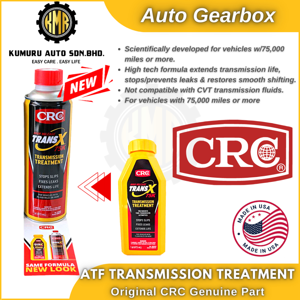USA CRC KW TransX High Mileage AT Auto Transmission Gear Box Treatment