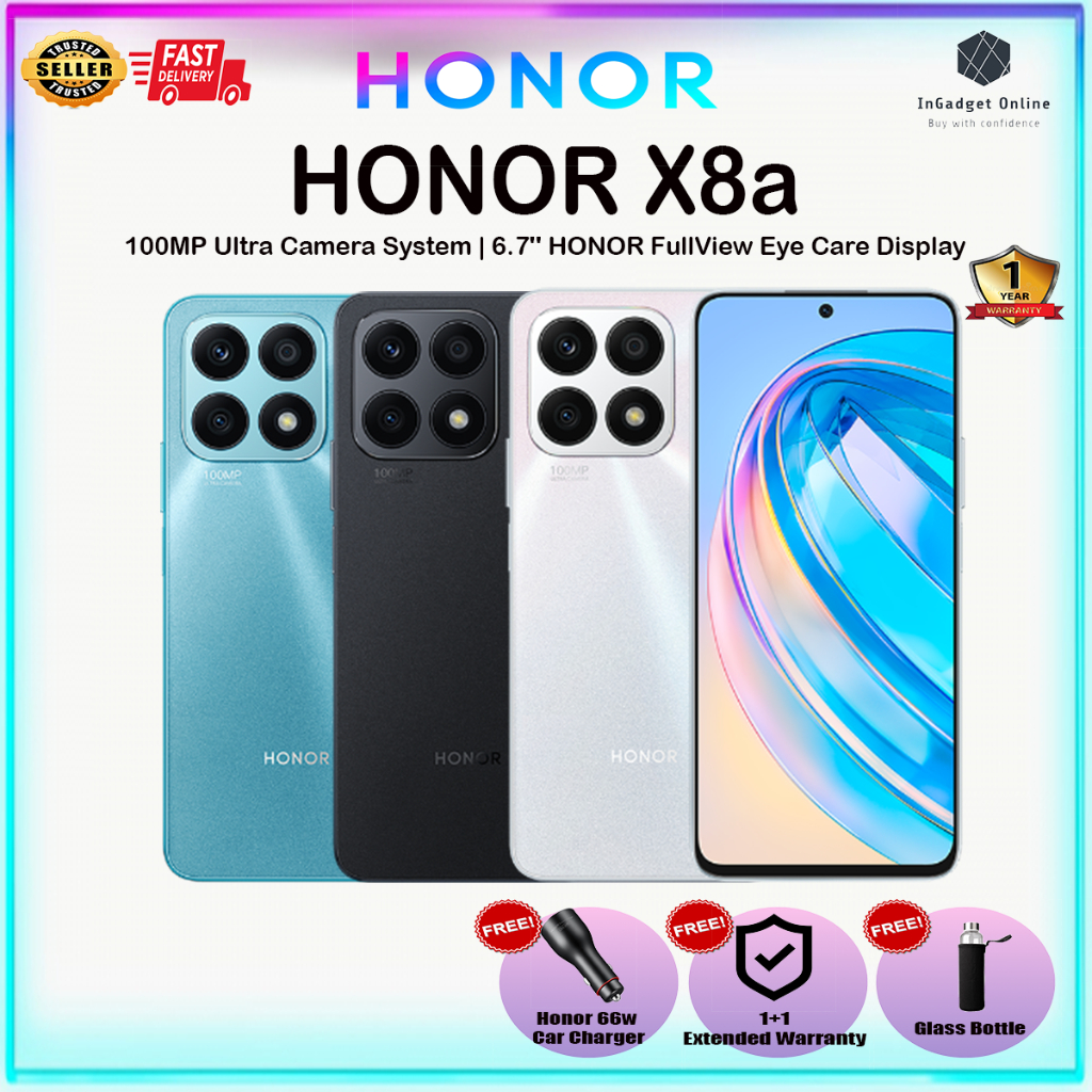 Honor X8a8gb Ram L 256gb Rom 100mp Ultra Camera System Origianl Honor Malaysia Product 3755