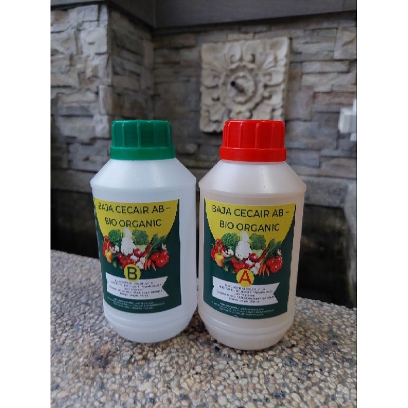 1 Liter BAJA AB ( 500ml Larutan A + 500ml Larutan B)  Baja Hidroponik, Fertigasi dan Tanaman Biasa