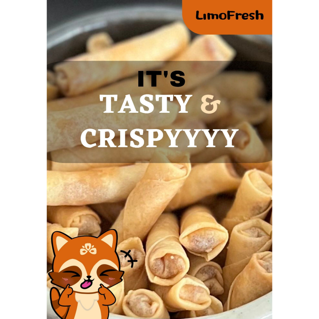 LIMO FRESH Popia Serunding Ayam Paling Best Halal / Crispy Chicken