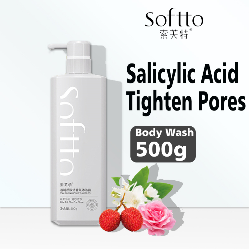 SOFTTO Natrium Hyaluronate Aroma Mandi Gel 透明质酸钠香氛沐浴露