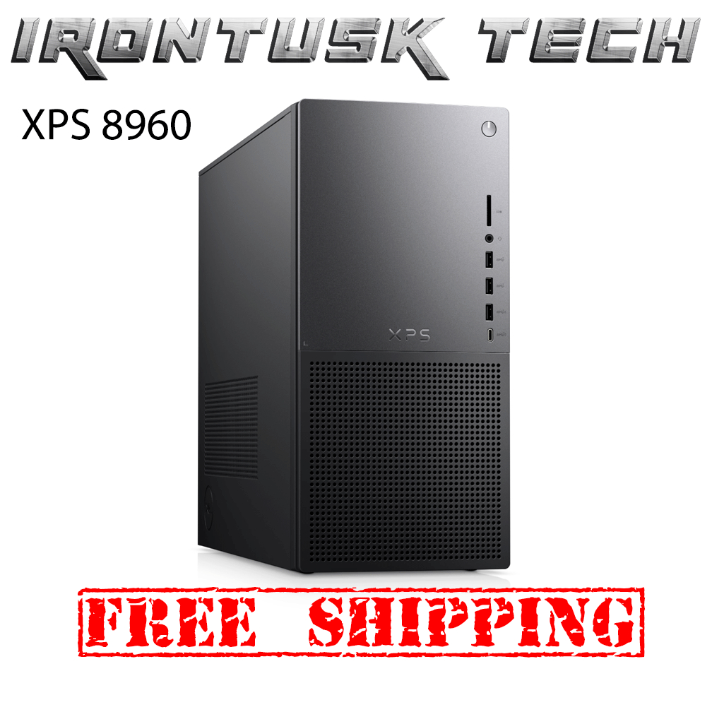 BRAND NEW DELL XPS 8960 / 8950 DESKTOP WITH 13TH GEN PROCESSOR, SSD