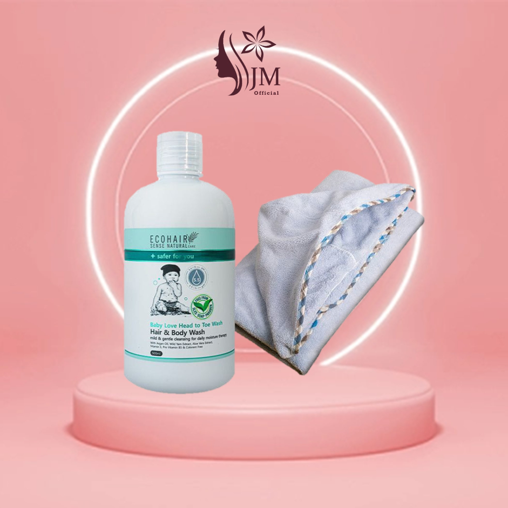 (Ready Stock) EcoHair Baby Love Hair & Body Wash / 500ml / Shampoo