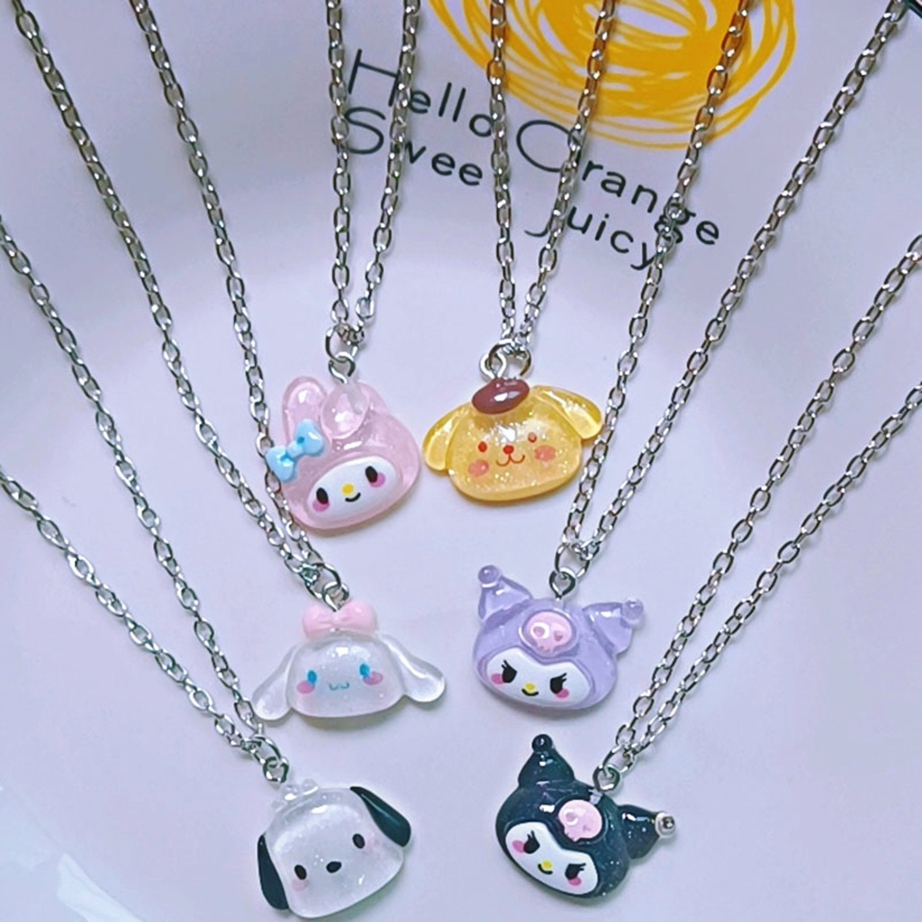 Ready Stock at Selangor - Korea Crystal Cutie Necklace Rantai Leher