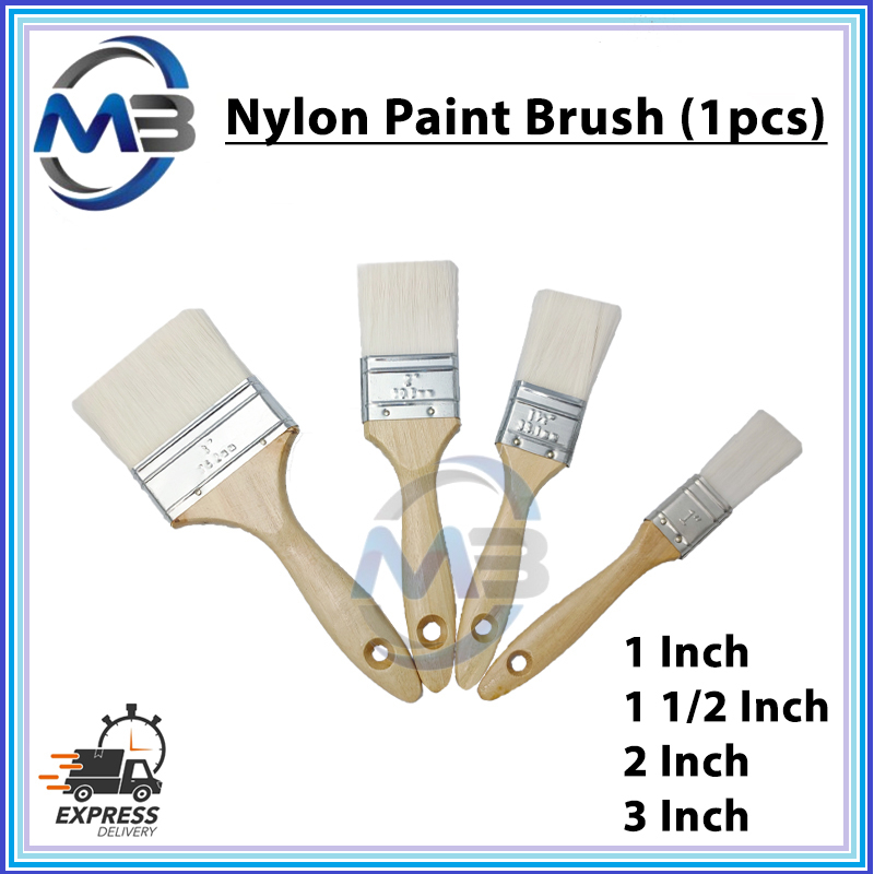 Paint Brush Nylon 1", 1 1/2", 2", 3" (1pcs) Shopee Malaysia