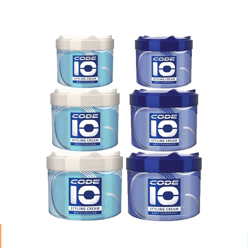 Code 10 Styling Cream 75ml / 125ml / 250ml (Moisturising / Anti-Dandruff)