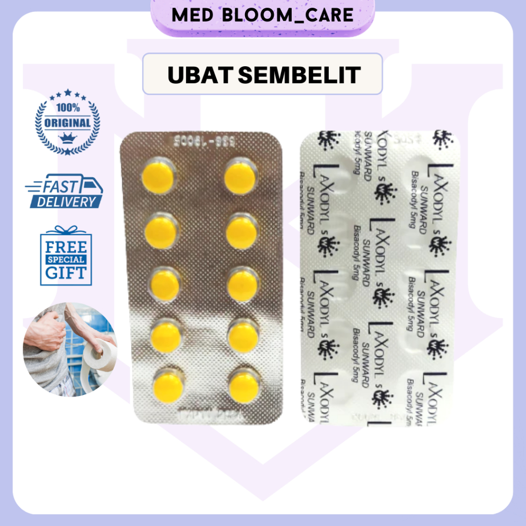 Laxodyl Bisacodyl 5mg Tablet 10s Constipation Sembelit Laxative   My 11134207 23030 1wv6hp3leeov4f