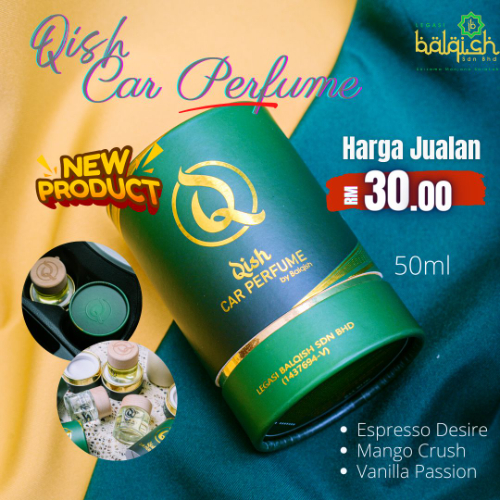 Hot New ProductQish Car Perfume - Balqish