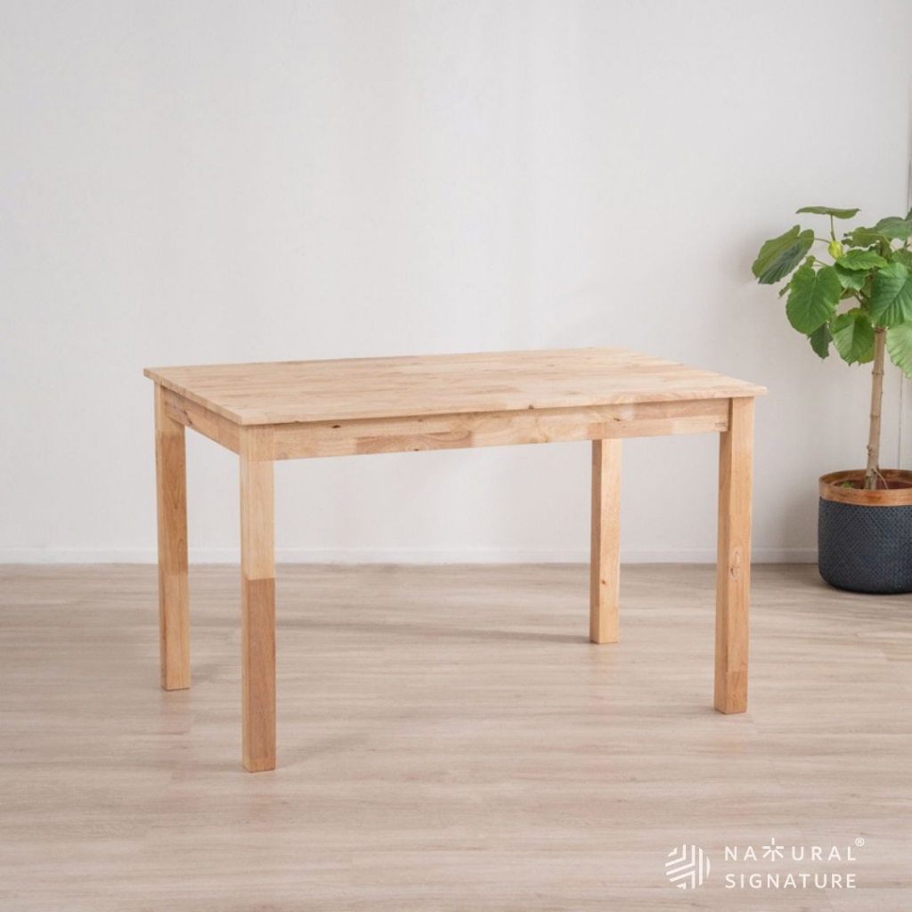 Natural signature 3891T Busan 1200 Dining Table/Solid wood/Wooden Table/釜山系1200餐桌/实木桌 Shopee
