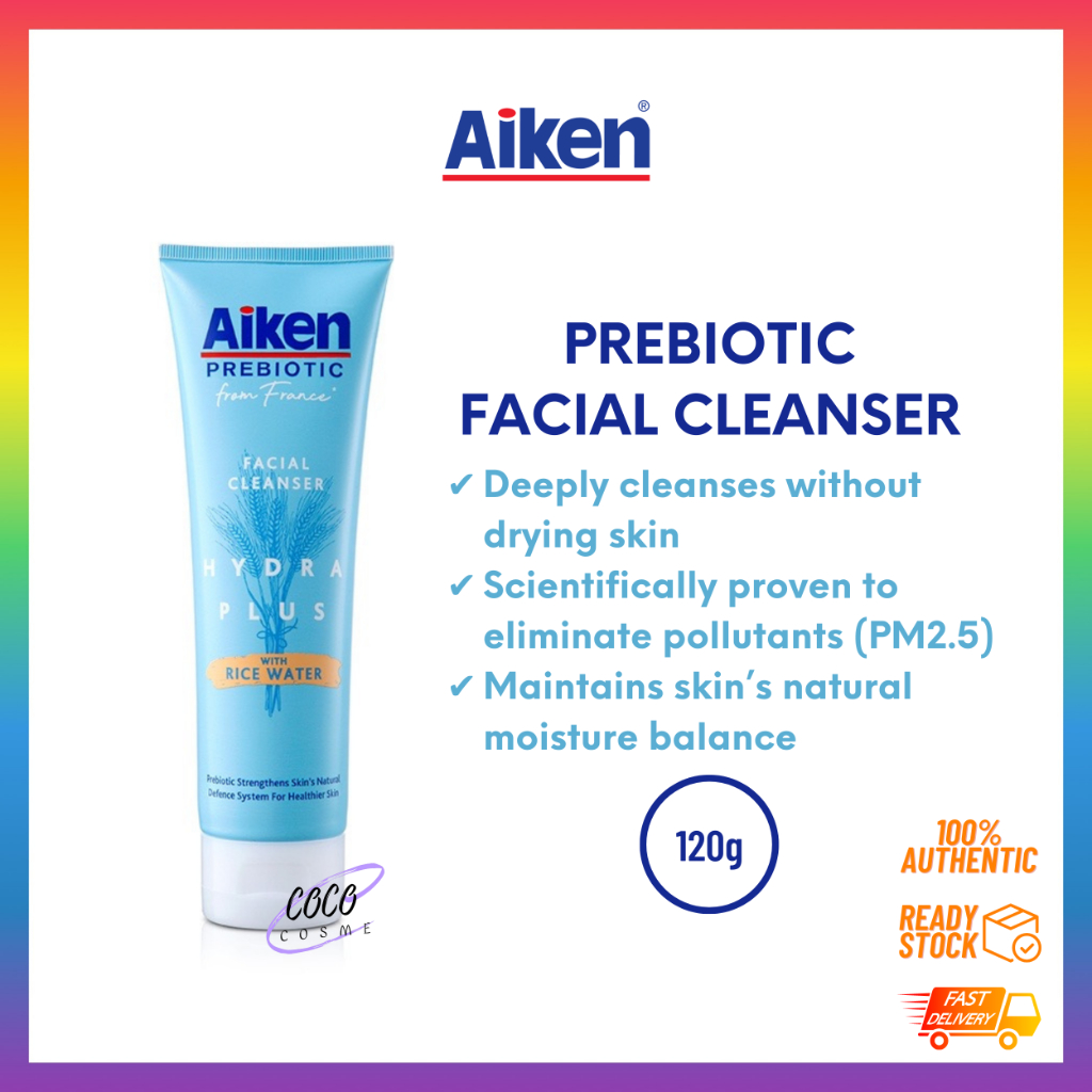 AIKEN Prebiotic Hydra Plus Facial Cleanser 120g Shopee Malaysia