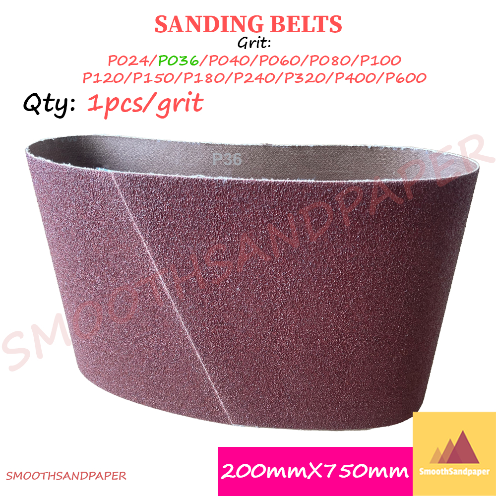 Sanding Belts 200mmX750mm (8"X29.5") Wood Floor Sanding Aluminium Oxide Kertas Pasir 地板抛光砂带200*750 image 6