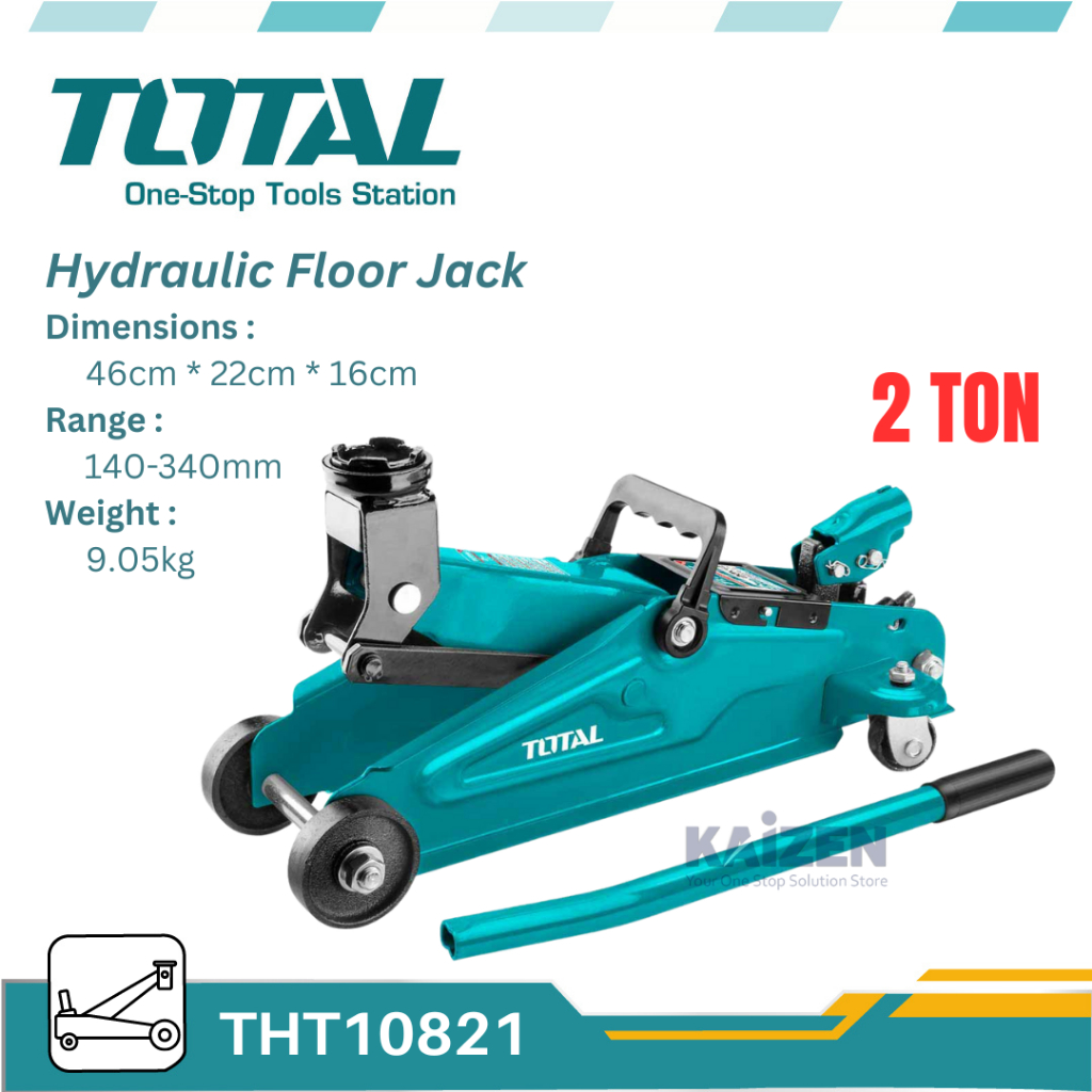 TOTAL THT10821 Hydraulic Floor Jack 2 TON | Shopee Malaysia