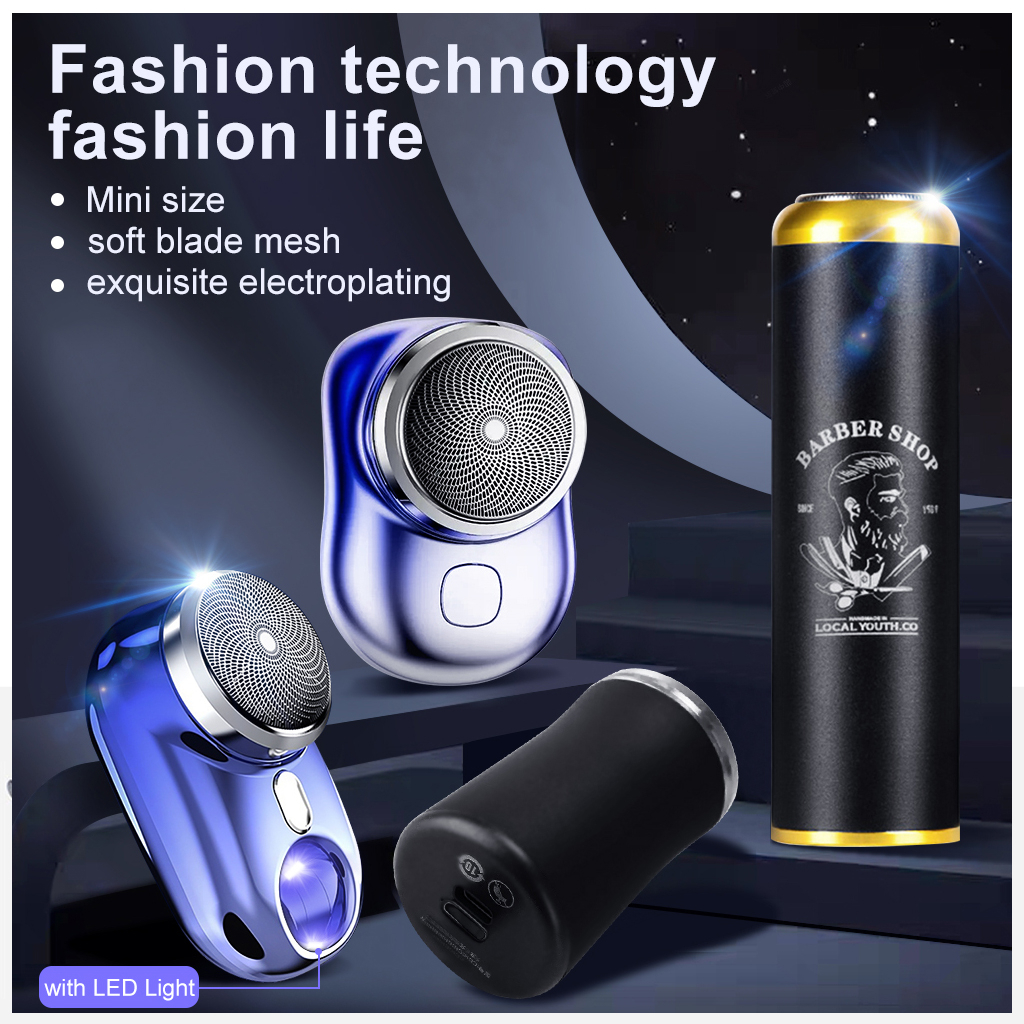 Kemei Shaver Machine Men Electric Shaver Mini USB Electric Razor Beard Knife Rechargeable Electric Shaver KM-T10