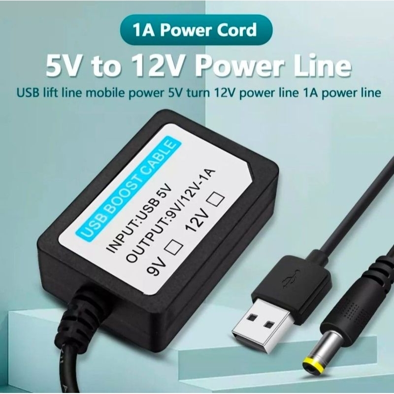 USB BOOSTER CABLE 5V to 12V Shopee Malaysia