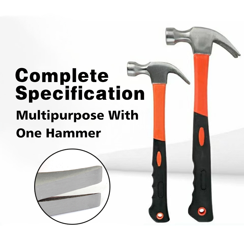 SL_ Claw Hammr Fiber Handle Claw Hammer Nailing Hammer Fiber handle