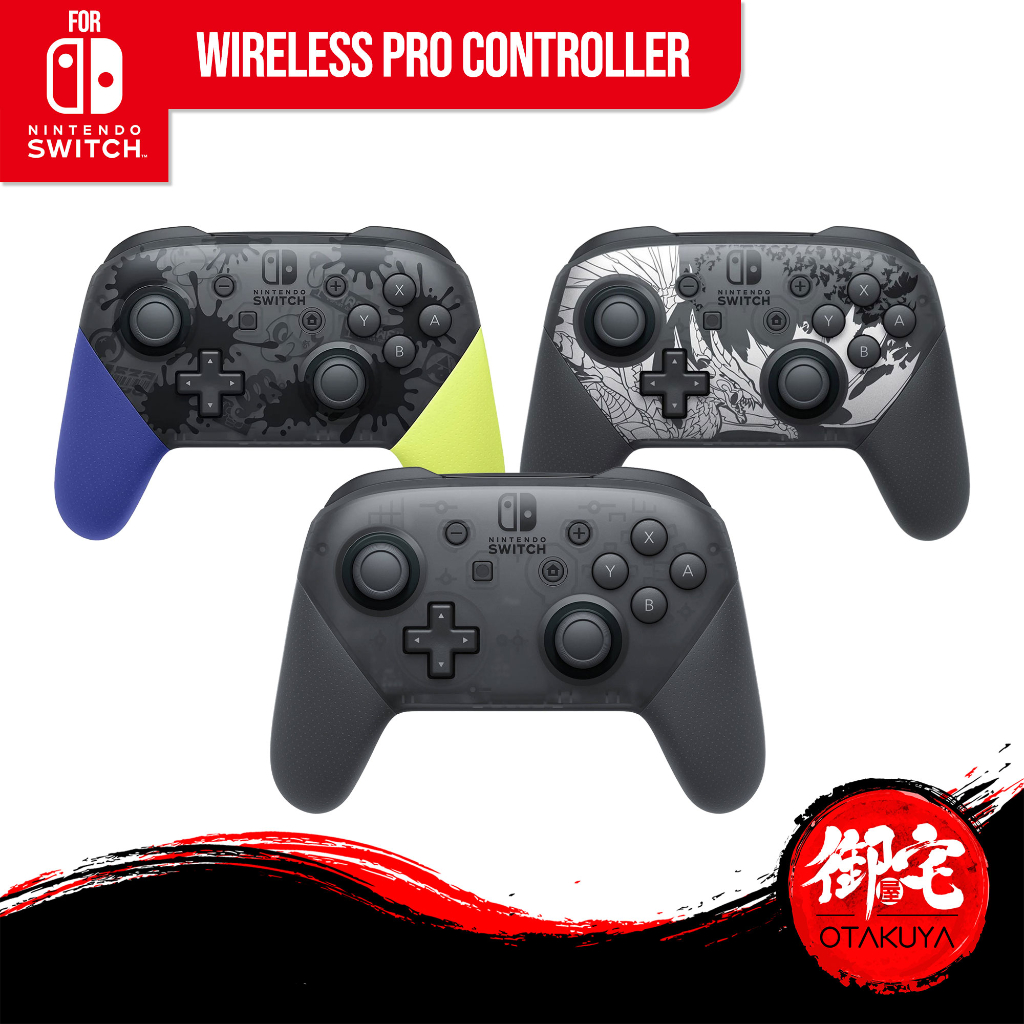 Nintendo Switch Pro Controller Monster Hunter Rise Sunbreak Edition