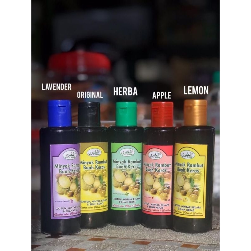 Minyak Rambut Buah Keras Sangat Berkualiti (Original) Al Khairi