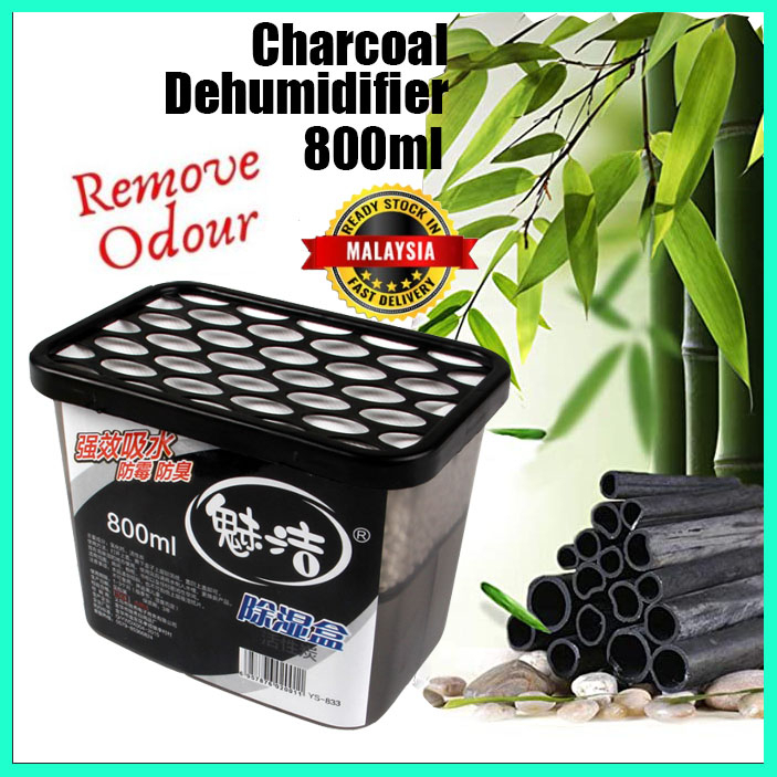 Charcoal Dehumidifier Moisture Absorber Dehumidifier Moisture Absorber Mildew Drying Agent Penyerap Lembapan