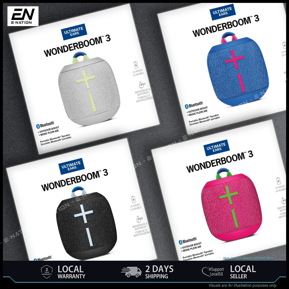 Ultimate Ears WONDERBOOM 3 Portable Bluetooth Speaker