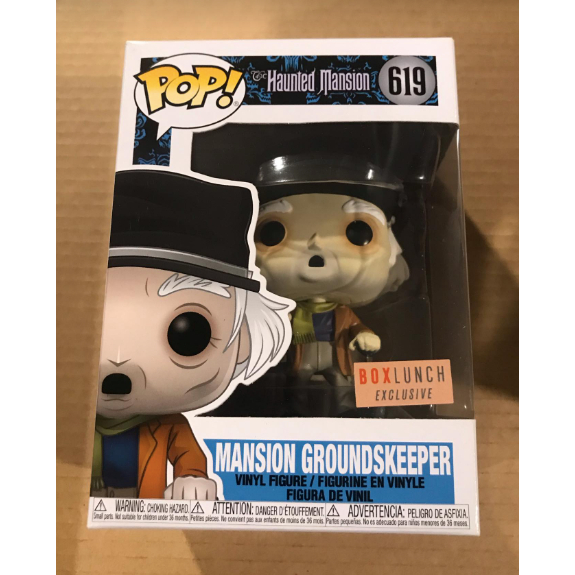 Funko Pop The Haunted Mansion Mansion Groundskeeper #619 Box Lunch Exclusive