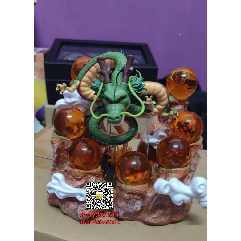 DRAGON BALL❗️SHENRON CRYSTAL BALL&MOUNTAIN⛰️SCENE❗️SHENLONG ACTION FIGURE七龙珠召唤神龙场景水晶球山体手办模型摆件