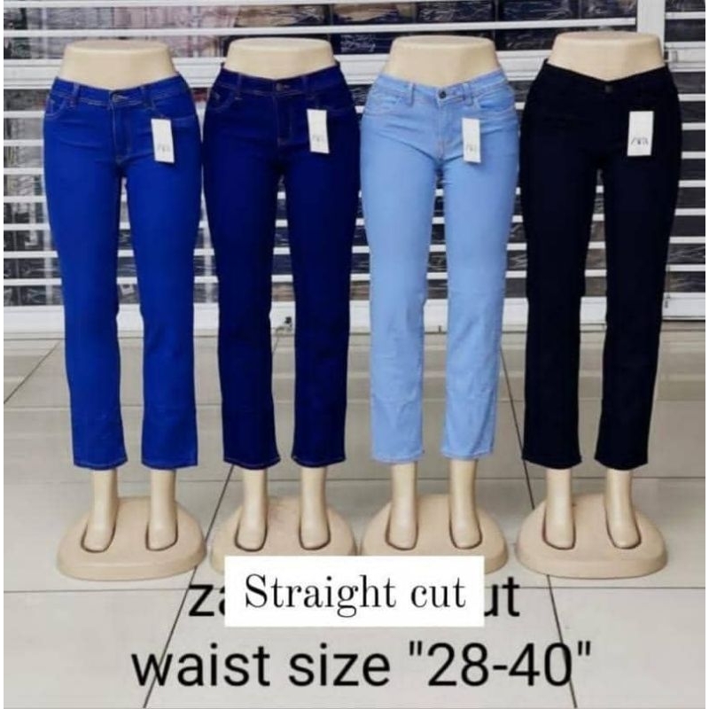 straightcut jeans getah | Shopee Malaysia