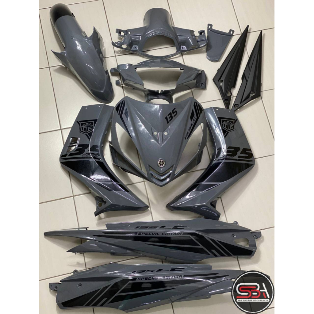 Coverset Bodyset Yamaha Lc Lc V Dr Nardo Grey Stripe Tanam Doctor Edition Oem Shopee