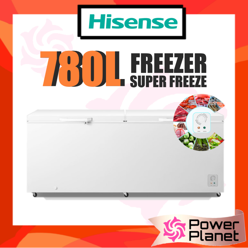 Hisense Freezer (780L) FC900D4BWBP Chest Freezer (White) 780L (Peti Pembeku / Peti Sejuk Beku / 冷藏箱  冷冻箱)