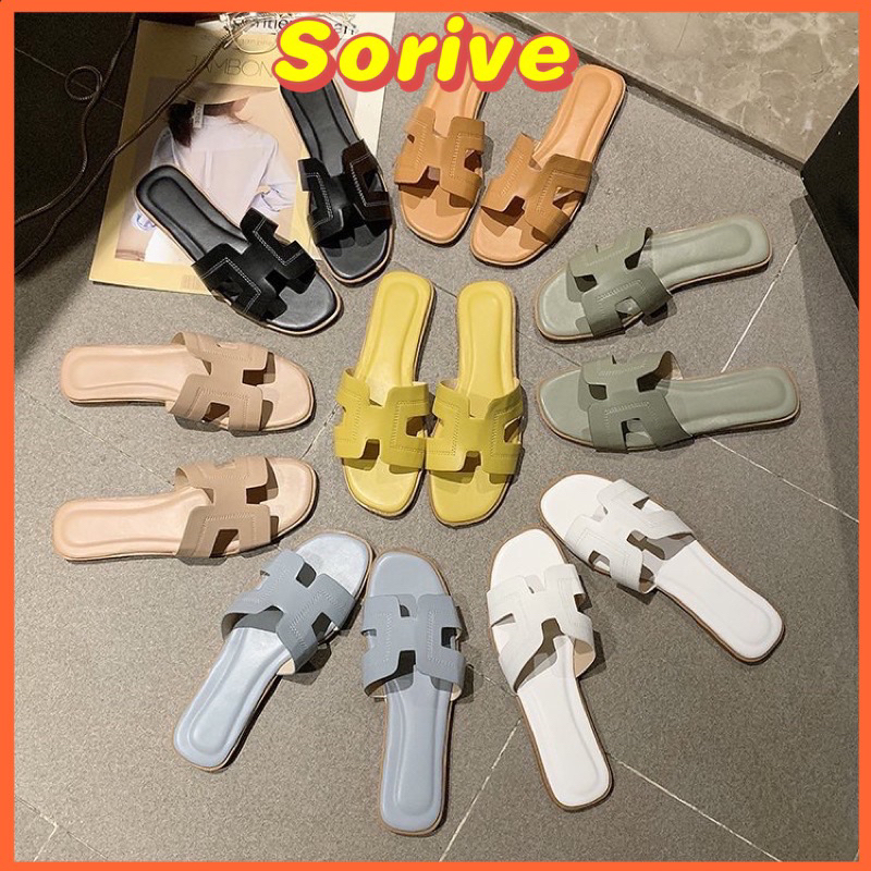 READY STOCK Jelly Hillary H Sandal Shoe Kasut Slipper Flat Slipper Women Perempuan Selipar Wanita