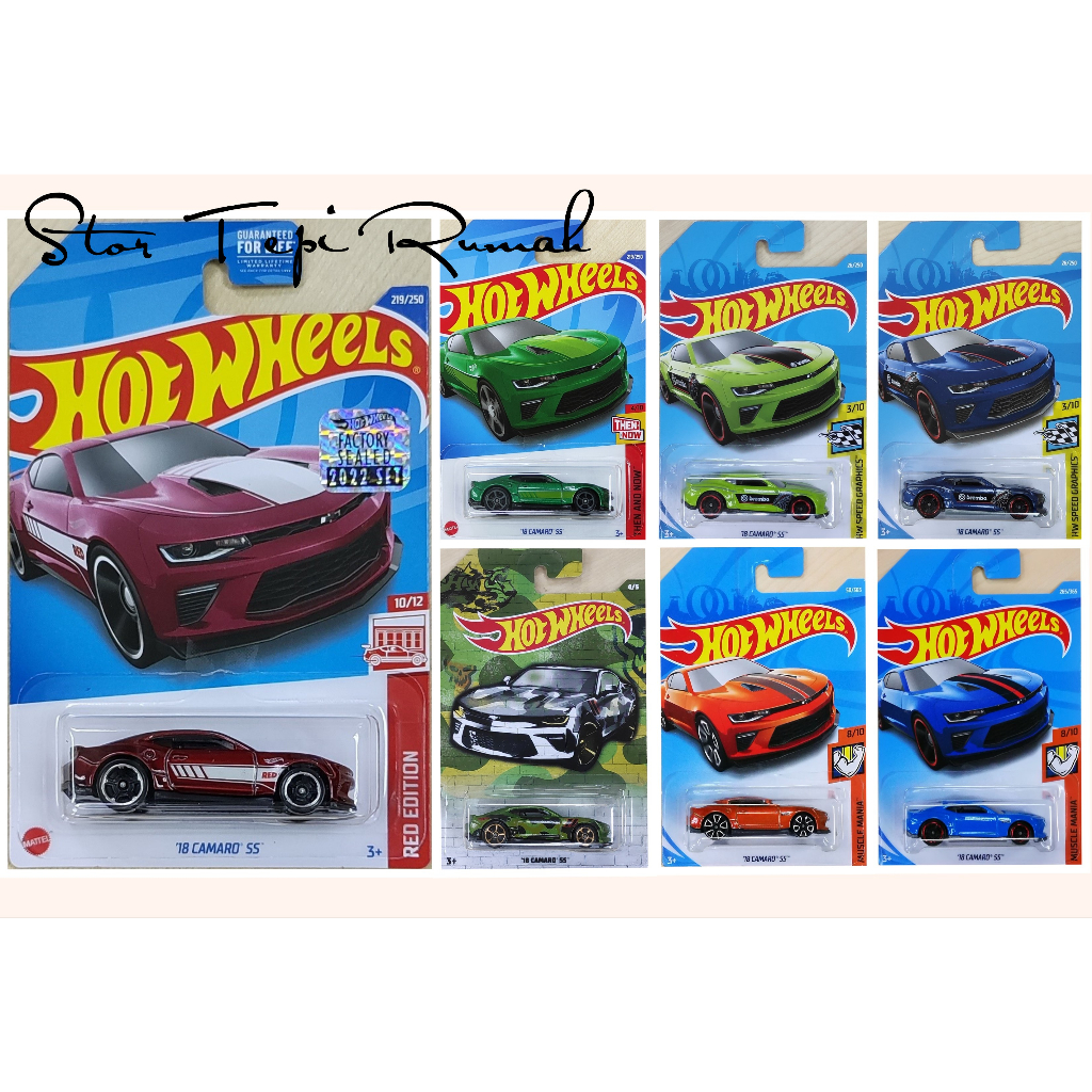 Hot Wheels 18 Camaro SS [Chevy Chevrolet Speed Graphics Urban Camouflage  Brembo Target Exclusive Factory Sealed] | Shopee Malaysia
