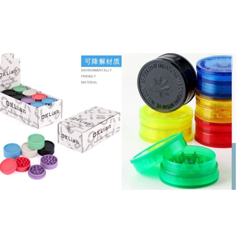 Plastic Herb Grinder Diameter 55/60mm 1 Layers