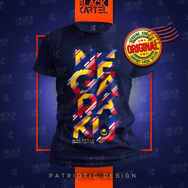 Ready Stock! [ BAJU / T SHIRT MERDEKA NEGARAKU MALAYSIA ] Patriotic / Cotton / BLCKKRTL