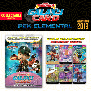 BoBoiBoy Galaxy Card Kad Pek Elemental - Single Packet - Collectable |  Shopee Malaysia