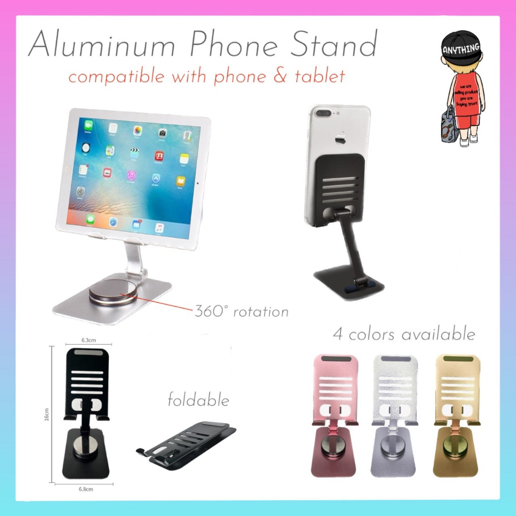 Phone Stand Desktop Phone Holder Alloy Mobile Phone Holder Stand Universal Holder